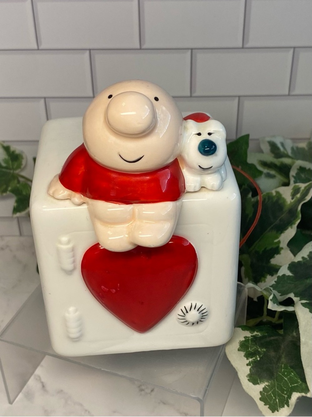 Vintage 80s Ziggy “Love Talk” Ceramic Bank